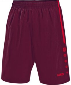 JAKO Short Turin 4462 bordeaux/rood