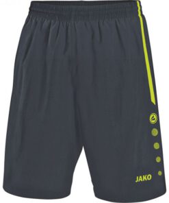 JAKO Short Turin 4462 antraciet/lime