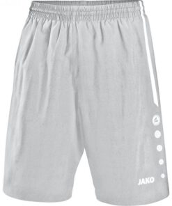 JAKO Short Turin 4462 zilvergrijs/wit
