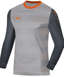 JAKO Keepershirt Leeds 8907 zilvergrijs/antra/fluo oranje