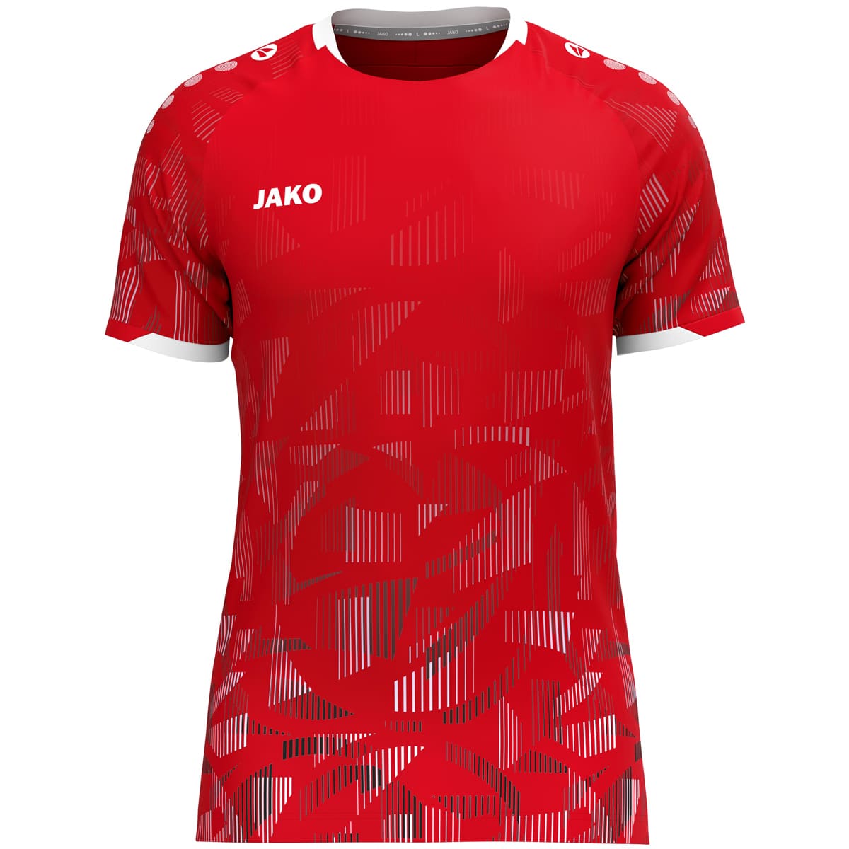 Shirt Sonic KM rood/zwart/wit