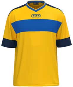 Shirt Club 92 KM geel/royal/navy