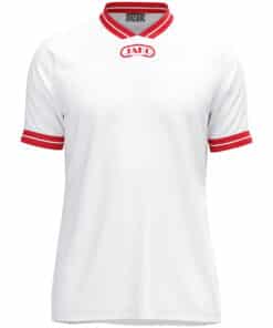 Shirt Retro KM wit/rood