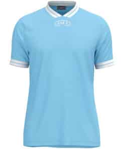 Shirt Retro KM zachtblauw