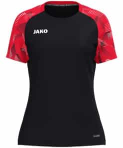 T-shirt Sonic damesmaten zwart/rood