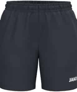 Geweven short One damesmaten antraciet