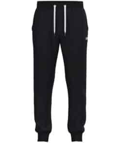 Joggingbroek One Cotton met boord zwart