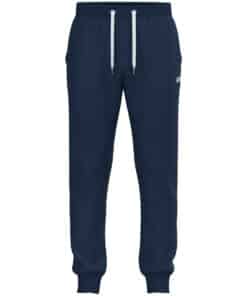 Joggingbroek One Cotton met boord marine