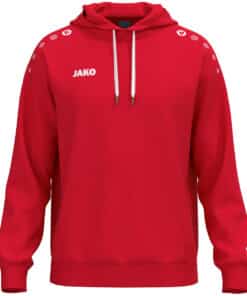 Sweater met kap One Cotton rood