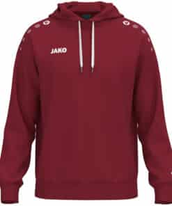 Sweater met kap One Cotton bordeaux