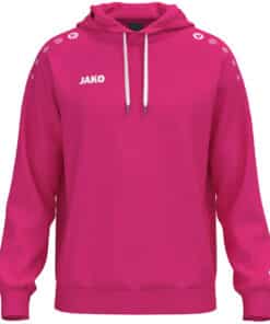 Sweater met kap One Cotton deep pink