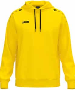 Sweater met kap One Cotton geel