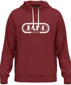 Sweater met kap Promo robijnrood