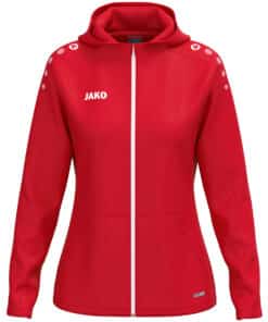 Jas met kap One damesmaten rood