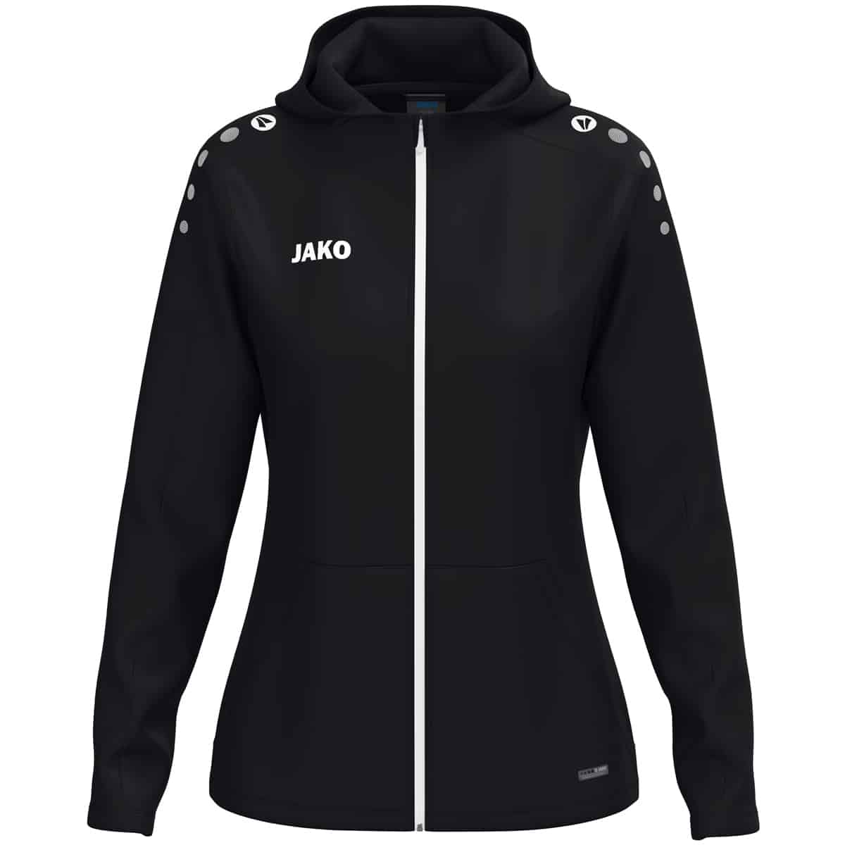 Jas met kap One damesmaten zwart