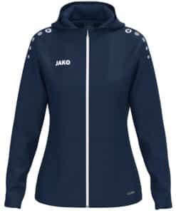 Jas met kap One damesmaten marine