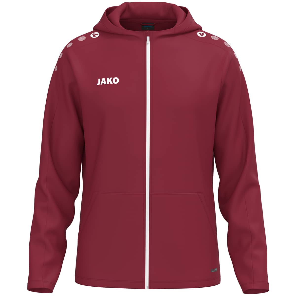 Jas met kap One bordeaux