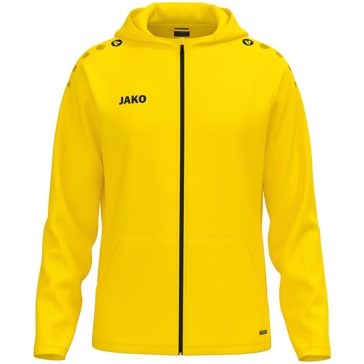 Jas met kap One geel