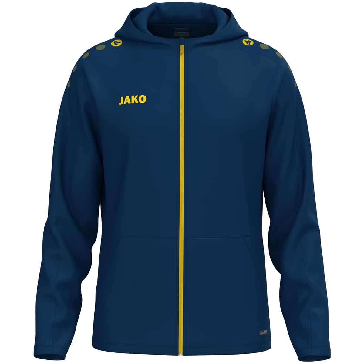 Jas met kap One navy/citroen