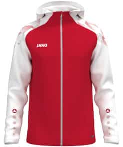 Jas met kap Sonic rood/wit