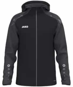Jas met kap Sonic zwart/antraciet