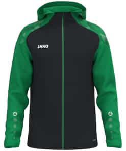 Jas met kap Sonic zwart/groen