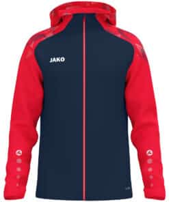 Jas met kap Sonic marine/rood
