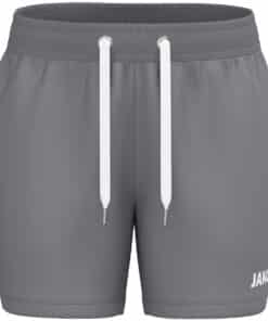 Joggingshort One Cotton damesmaten grijs