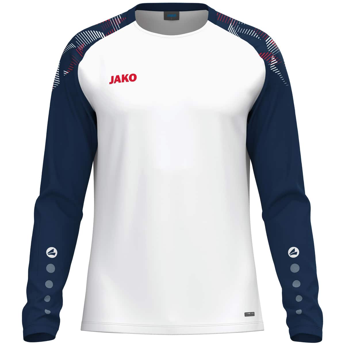 Longsleeve Sonic wit/marine/rood
