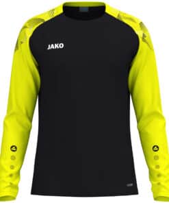 Longsleeve Sonic zwart/fluogeel