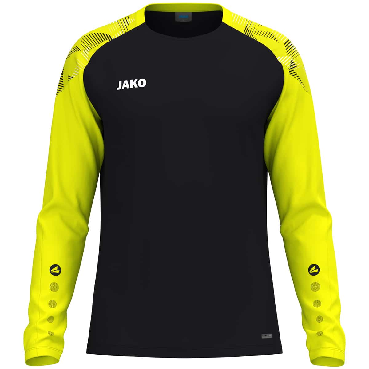 Longsleeve Sonic zwart/fluogeel